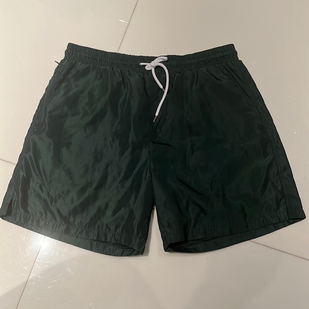 Premium Essentials Maison Article Green Shorts - image 1